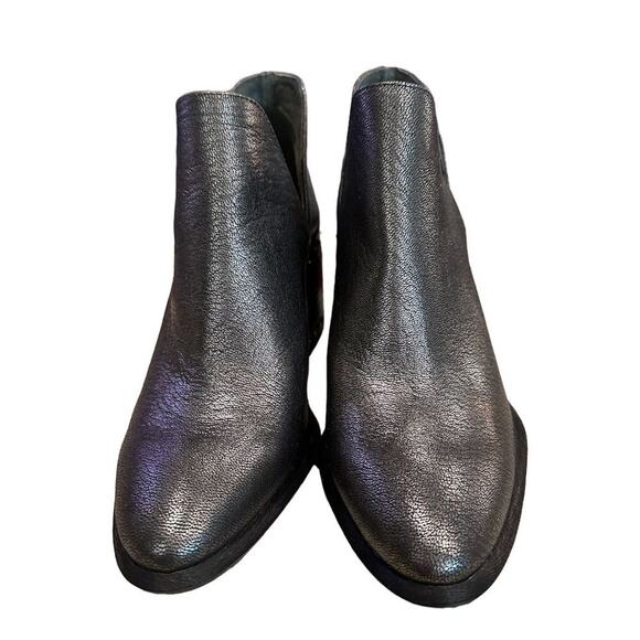 Vince Camuto Women's Petran Pewter Booties Size 6M Studded Block Heel - Picture 3 of 7